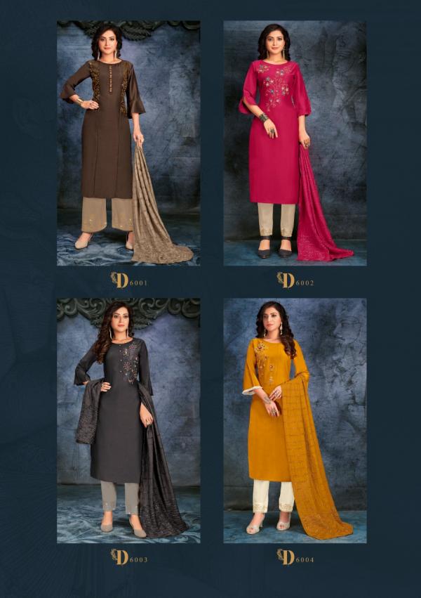 Lily & Lali Muskan-Bember-Silk-Designer-Kurti-With-Bottom-And-Dupatta